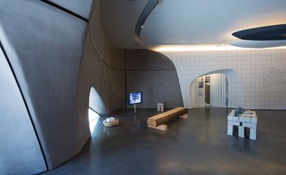 Interiors of Zaha Hadid’s Roca London Gallery