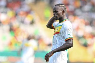 Senegal AFCON 2023 squad: Senegal's midfielder #10 Sadio Mane gestures during the Africa Cup of Nations (CAN) 2024 group C football match between Senegal and Gambia at Stade Charles Konan Banny in Yamoussoukro on January 15, 2024. (Photo by Issouf SANOGO / AFP) (Photo by ISSOUF SANOGO/AFP via Getty Images)
