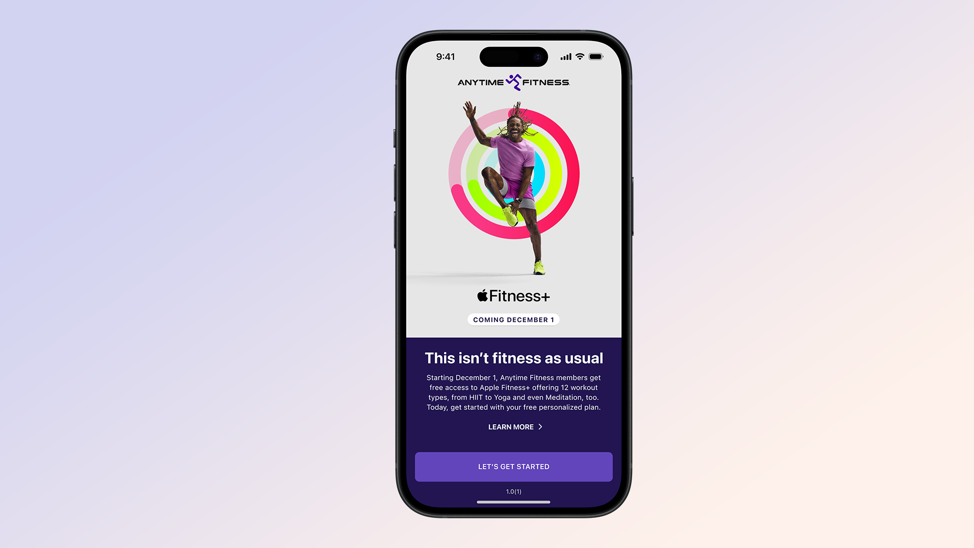 Nueva aplicación Apple Fitness Plus y Anytime Fitness