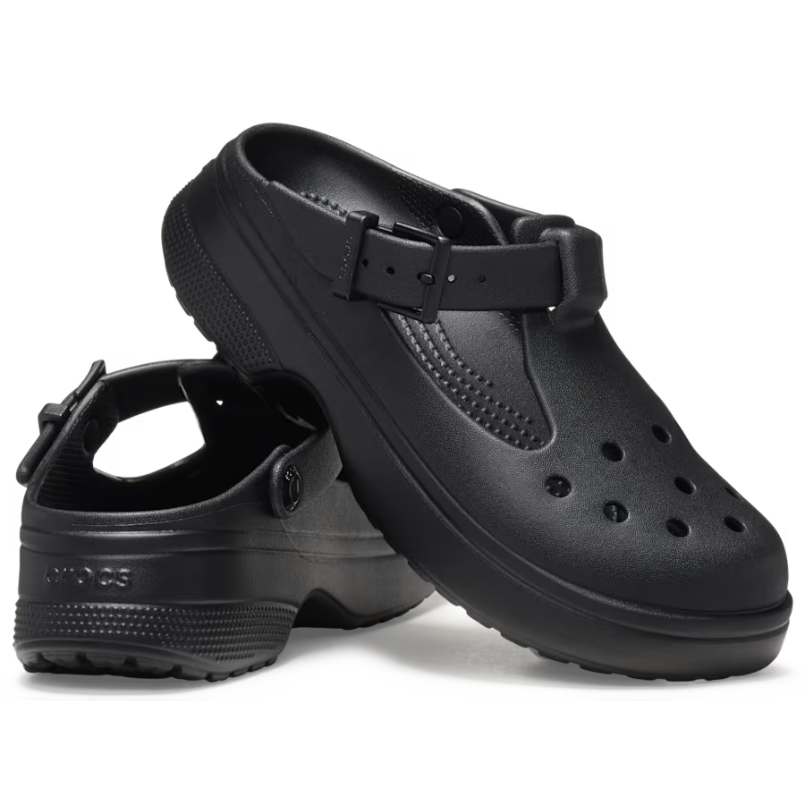 Crocs on white background