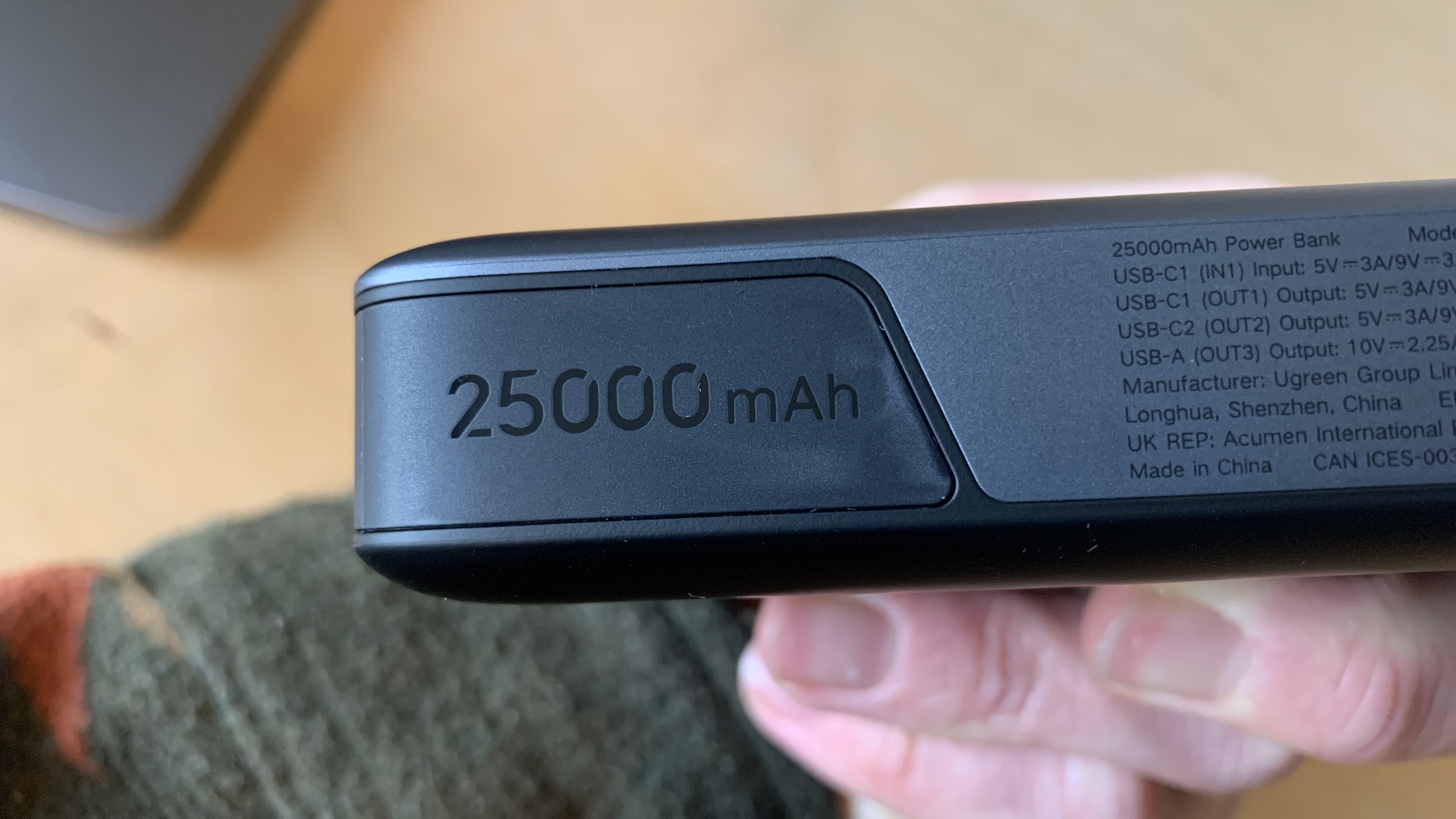 Ugreen Nexode Power Bank 25000mAh 145W