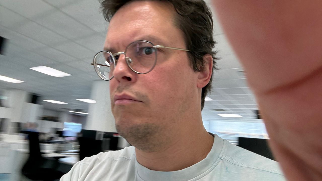 A selfie with the iPhone 15 Pro.
