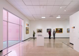 Johnston Marklee Hilbert museum of california art white gallery interior