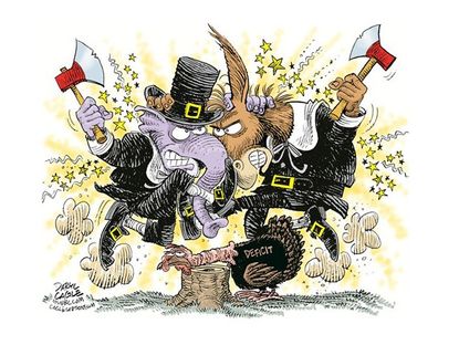 The Thanksgiving deficit duel