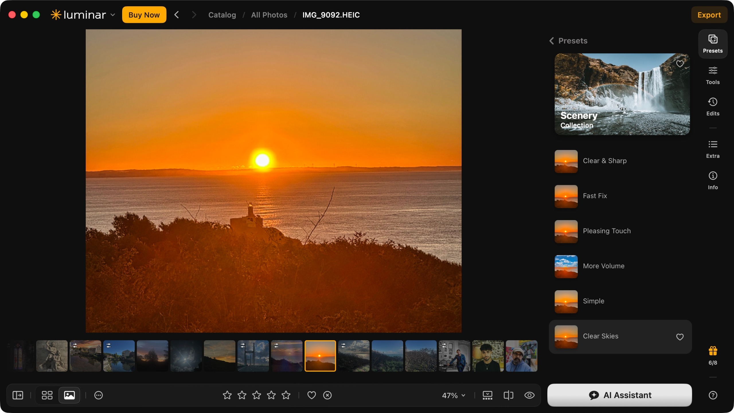 Testing out Skylum Luminar Neo on a MacBook