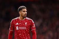 Liverpool defender Ronald Araujo