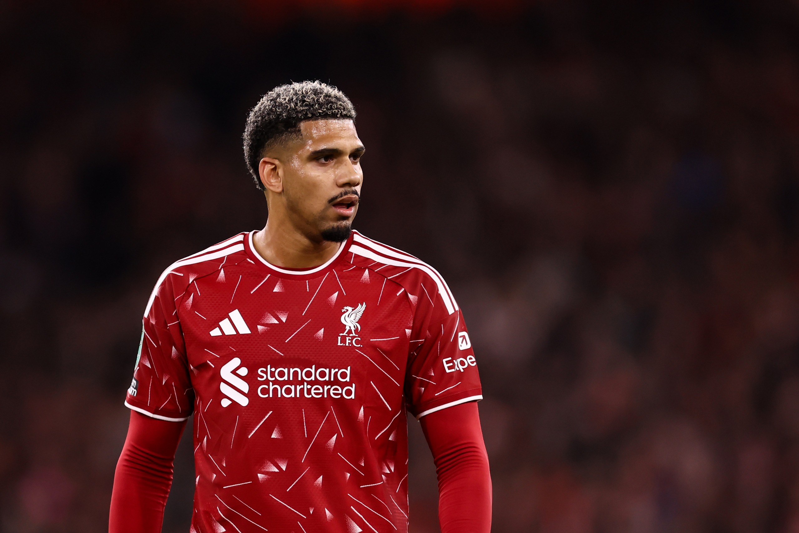 Liverpool defender Ronald Araujo