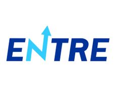 Entre logo on white background