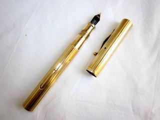 Cartier gold fountain pen
