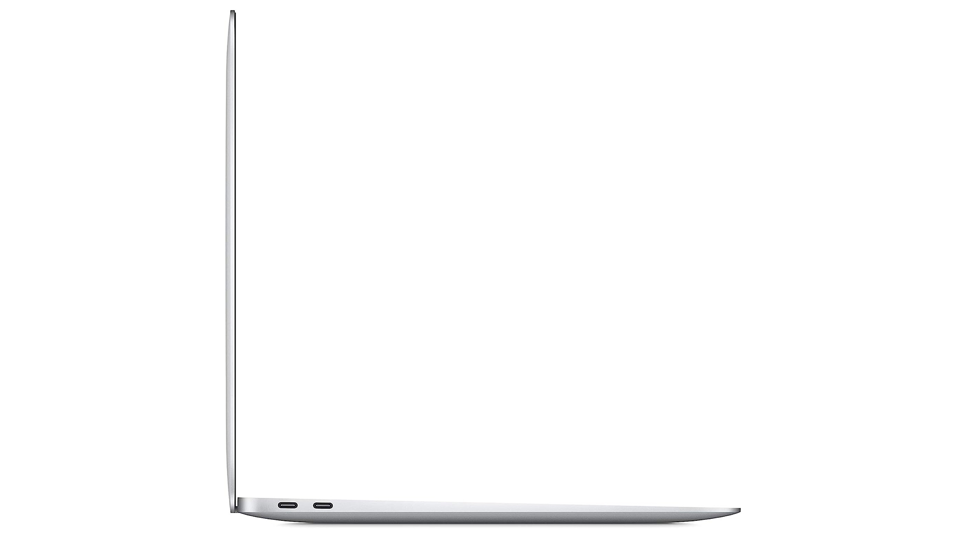 The side profile of the 2020 MacBook Air.