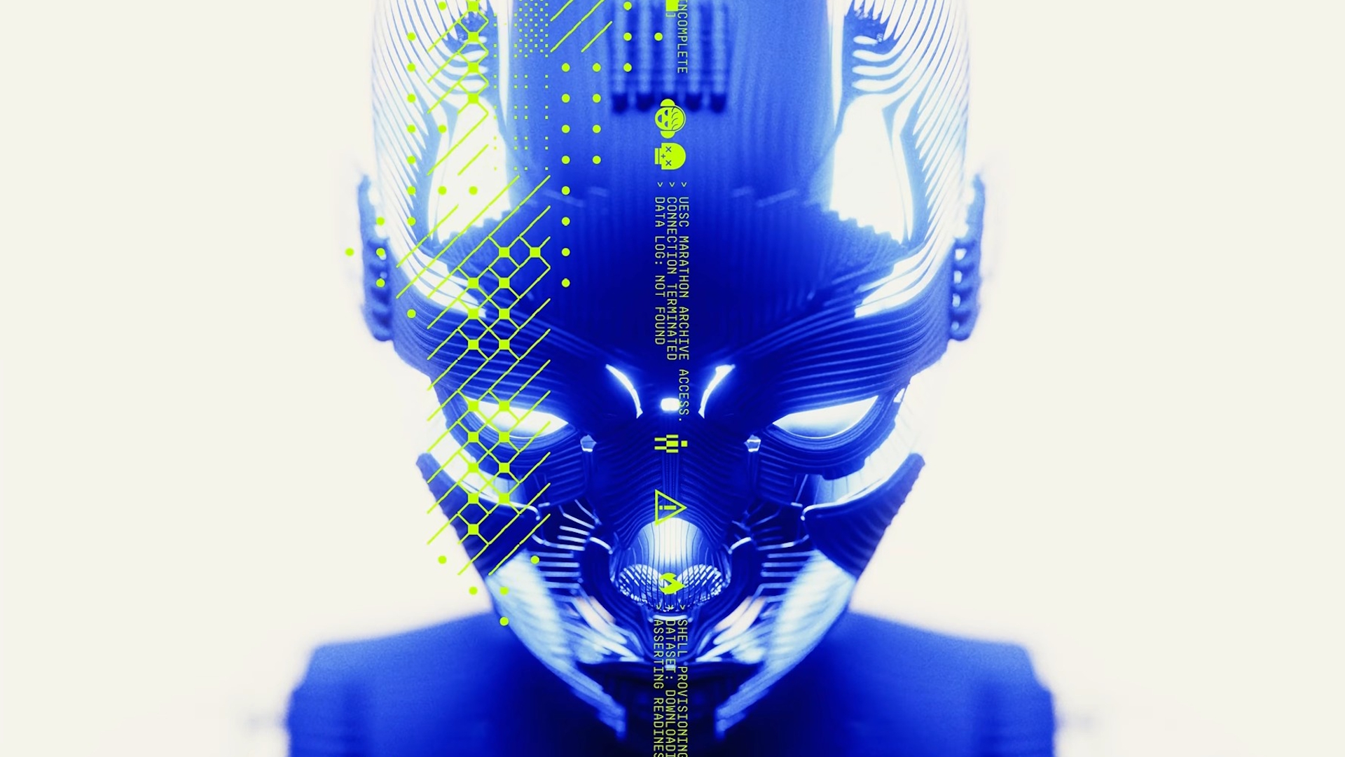 Marathon cybernetic android face