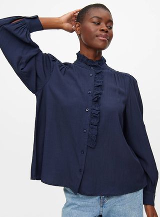 Tu Clothing High-Neck Blouse