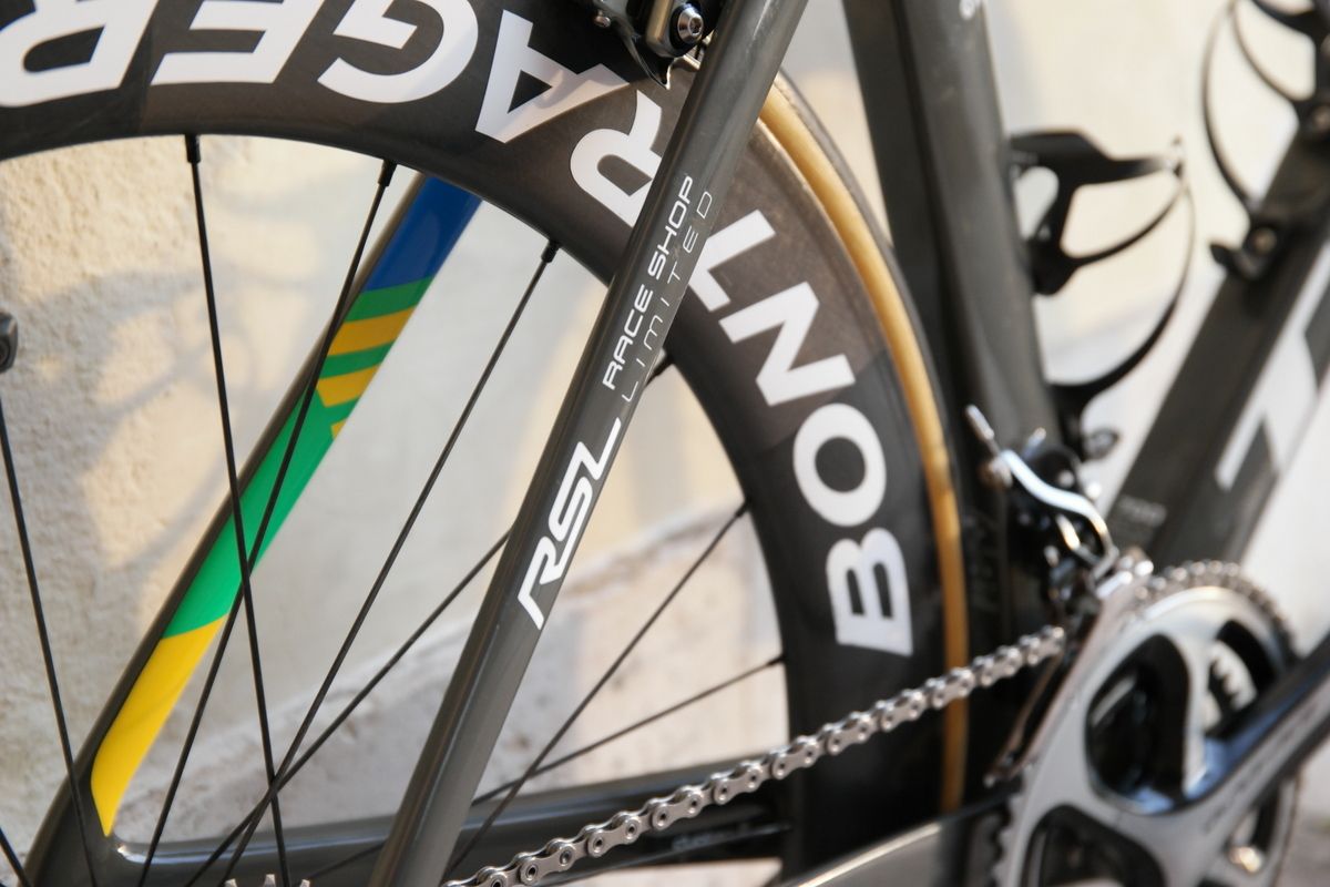 Cancellara opted for Bontrager Aeolus 7 D3 tubular wheels