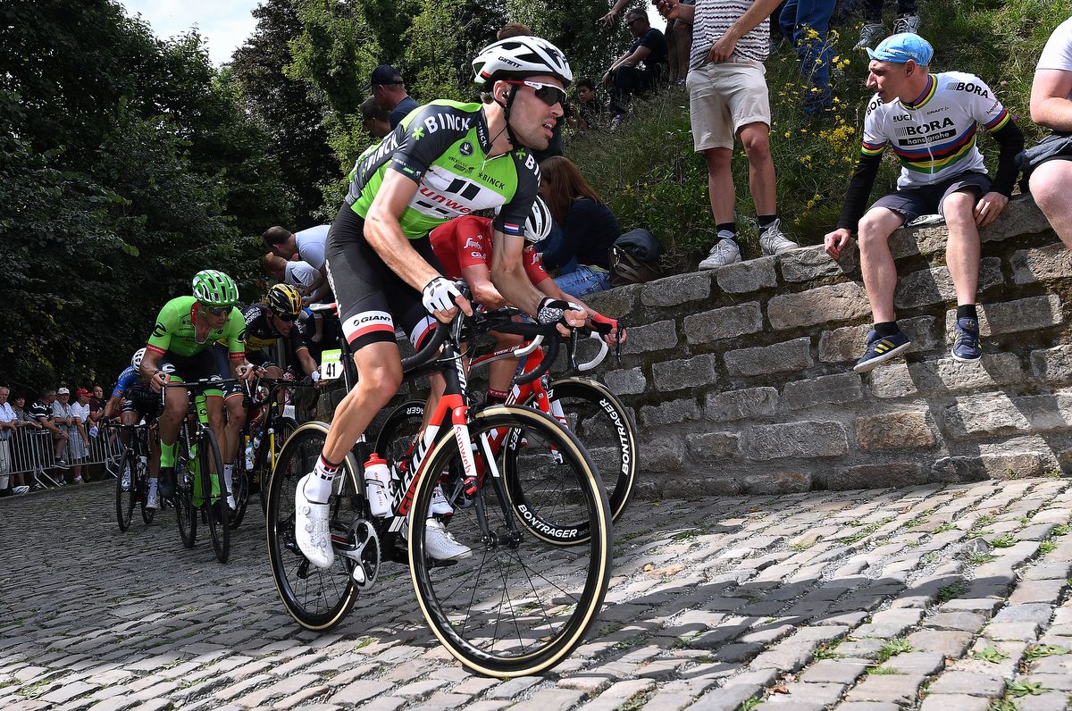 Race leader Tom Dumoulin (Team Sunweb)