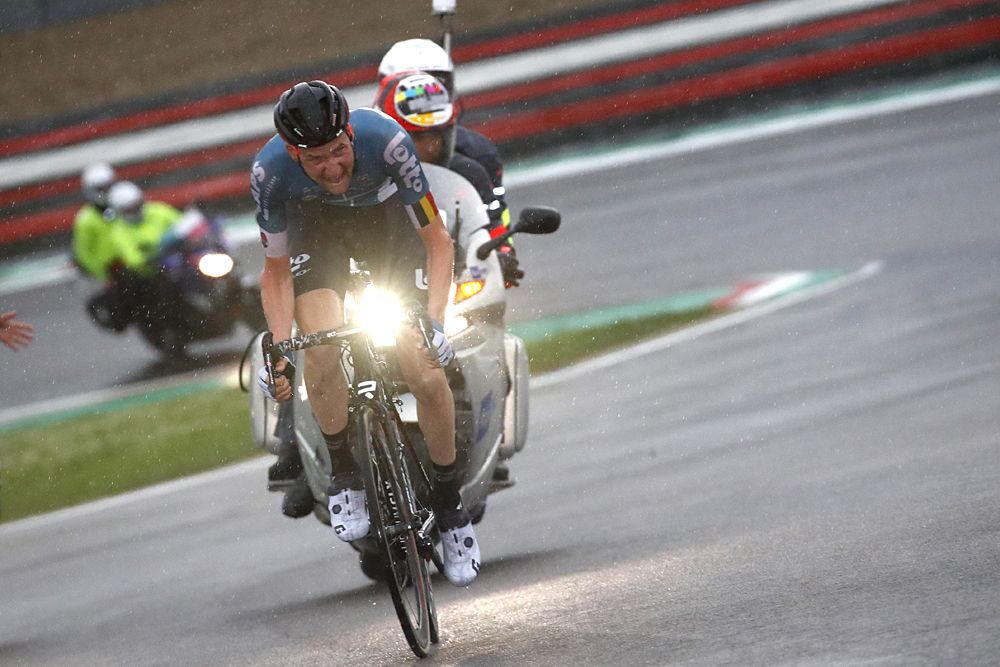 Tim Wellens (Lotto Fix All) on the attack during stage 12 at the Giro d'Italia