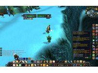 Blizzard's status information gives you latency and frame rate