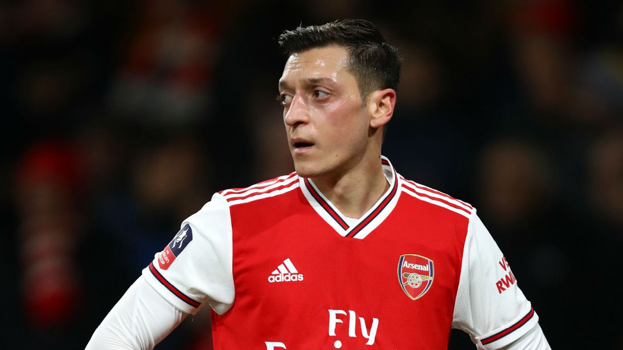 Arsenal midfielder Mesut Ozil 