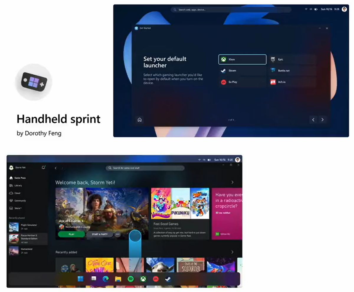 Windows 11 handheld gaming mode