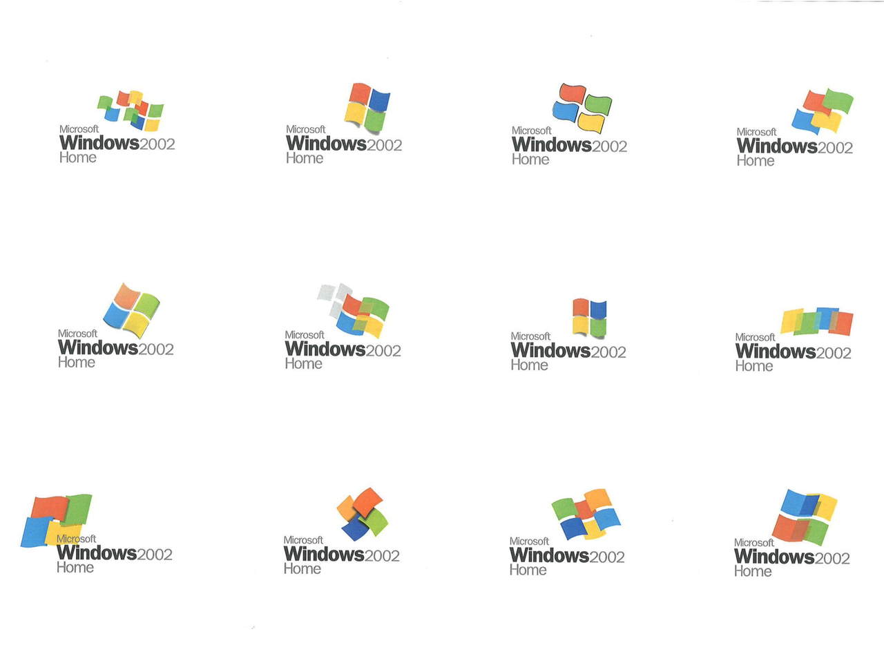 Unused Windows logos