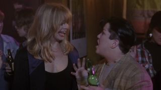 A fan (Lea DeLaria) complimenting Elise in The First Wives Club