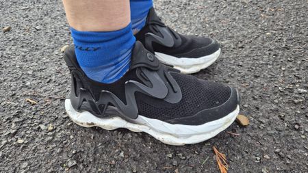 a pair of running shoes