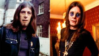 LEFT: John Mayall, portrait, London, 4th March 1971. RIGHT: Ozzy OSBOURNE photographed at home in England, 1996