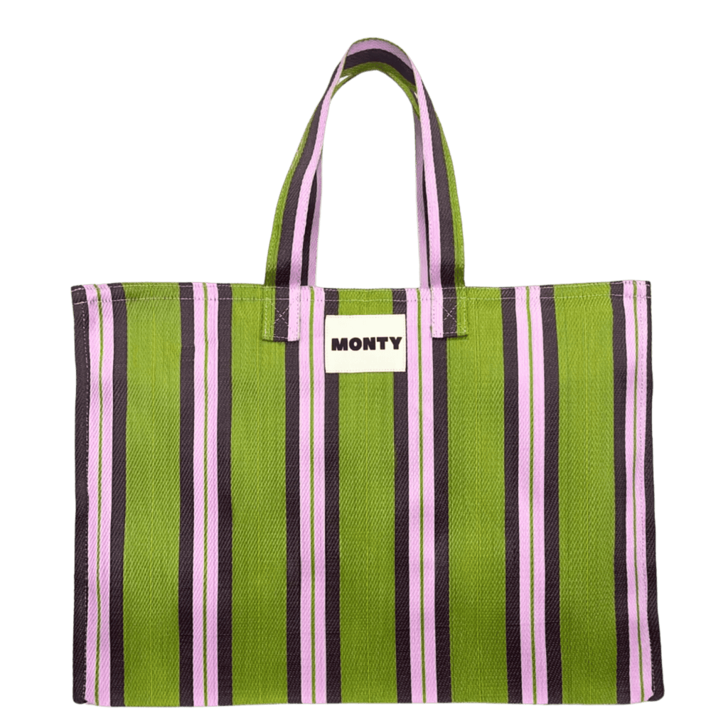 Large Shoulder Bag - Kiwi & Blossom