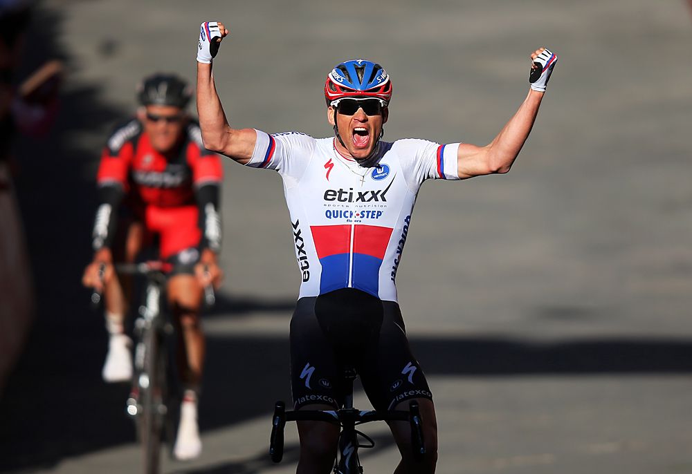 Zdenek Stybar (Etixx-Quickstep) wins the 2015 Strade Bianche