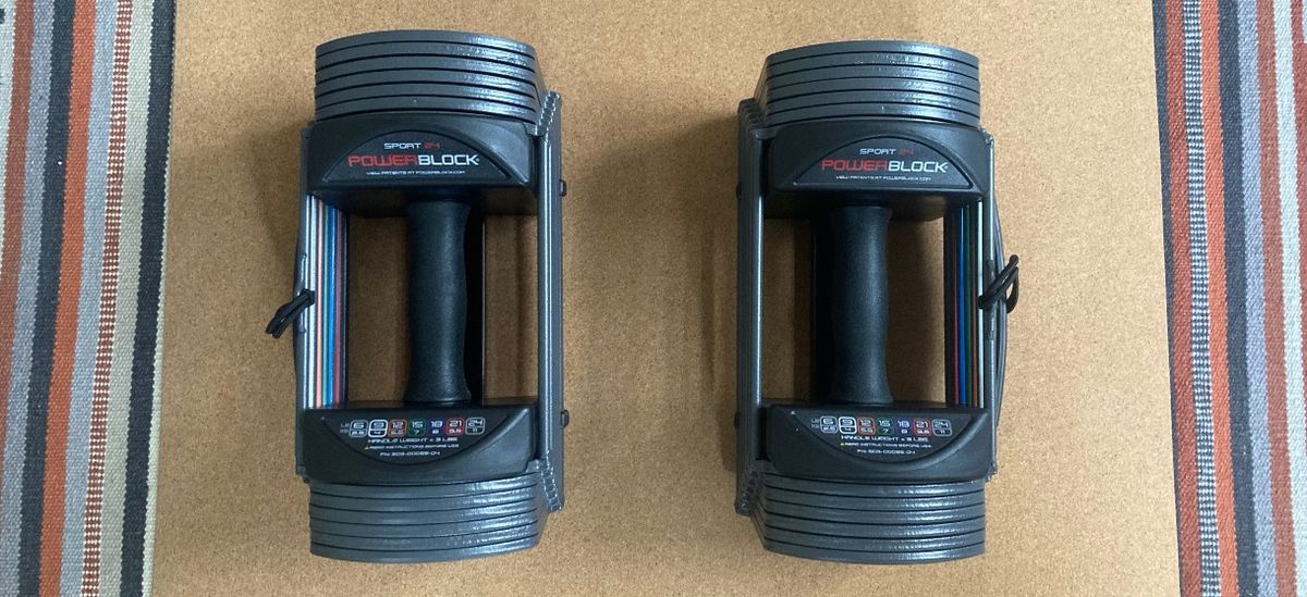 PowerBlock Sport 24 dumbbells