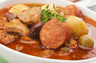pork and chorizo stew