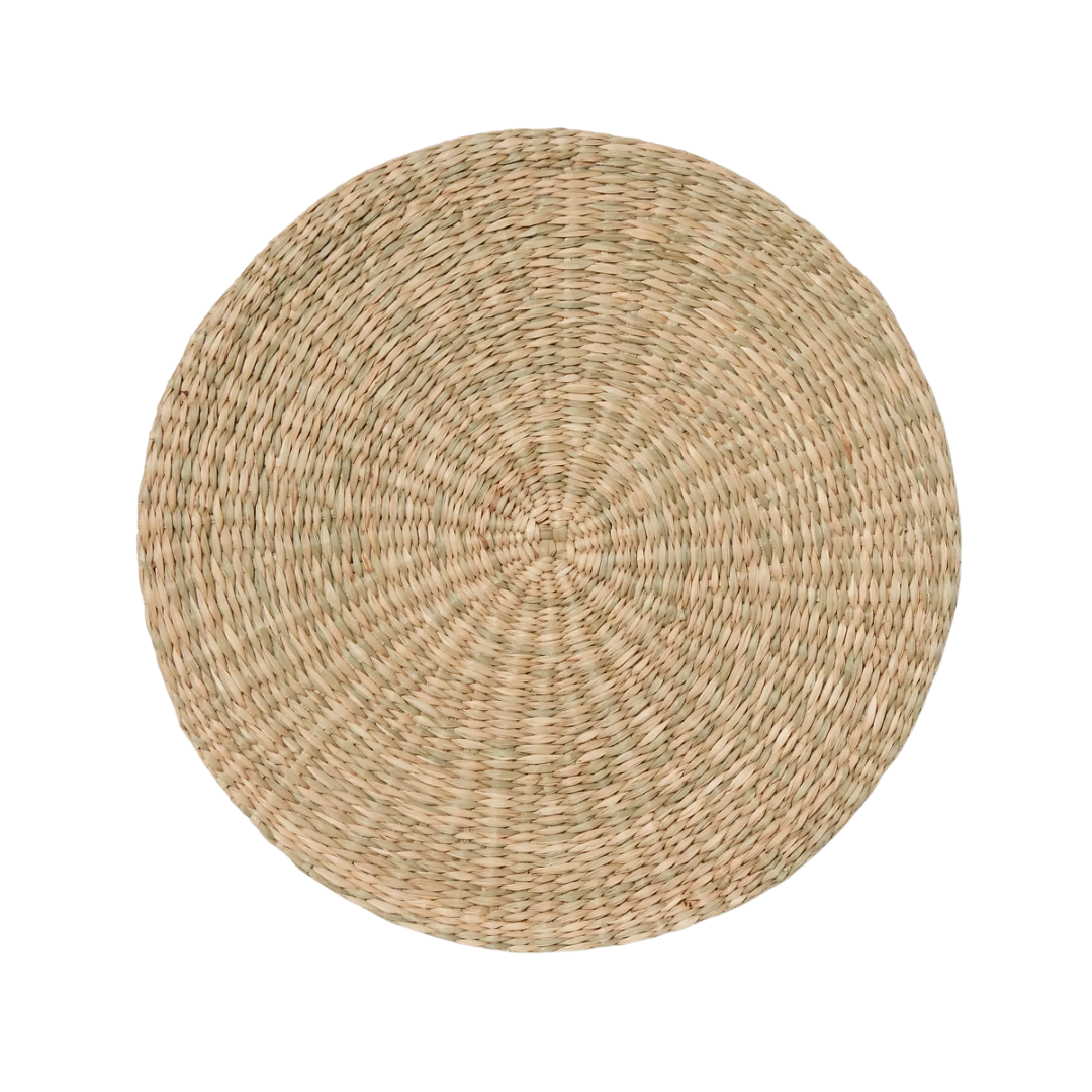 15u0026#34; Round Woven Seagrass Charger Natural - Thresholdu0026#8482;