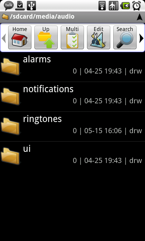 media/audio folder