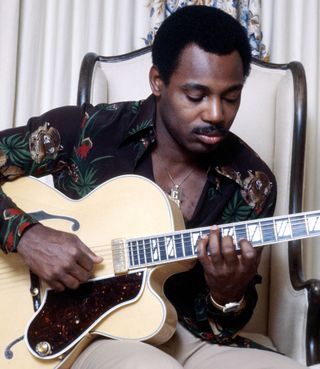 George Benson, at home, USA, 5th September 1977.