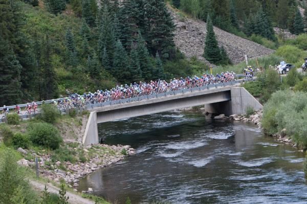 The race crosses the Taylor River.