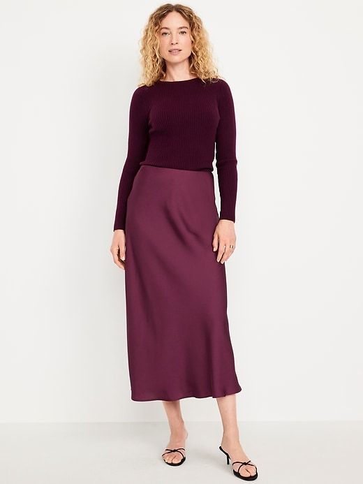Satin Maxi Skirt