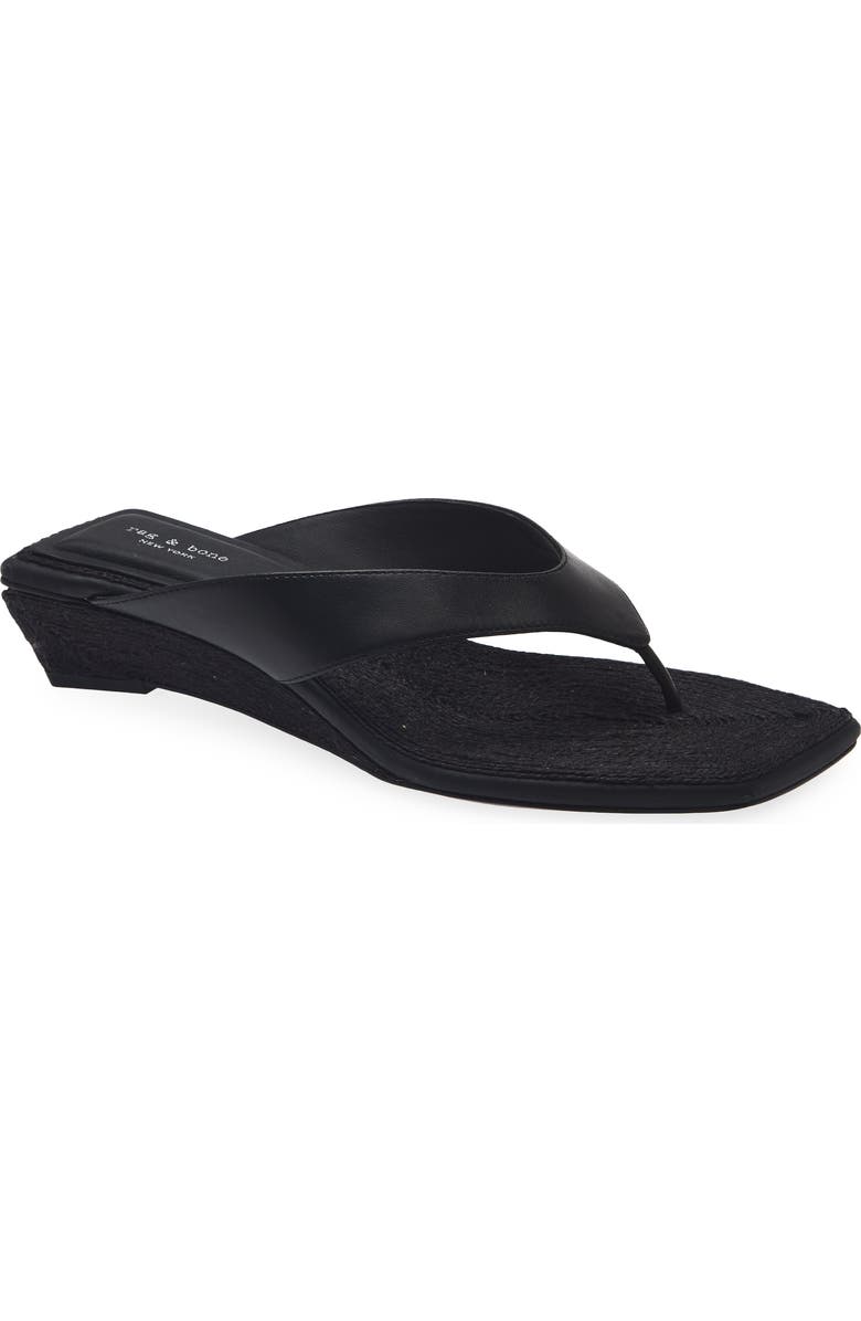 Joe Espadrille Wedge Flip Flops