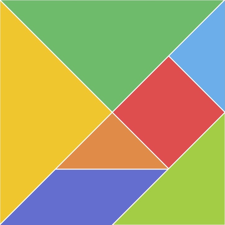 Tangram card