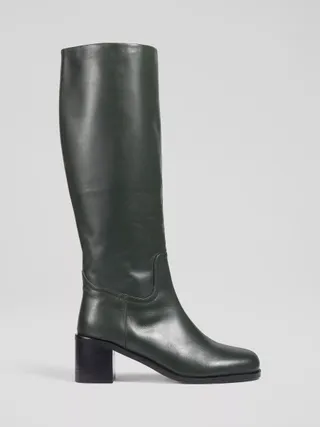 L.k.bennett Claude Leather Knee High Boots