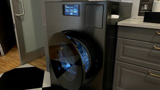 Samsung Bespoke AI all-in-one washer auto opens after a cycle