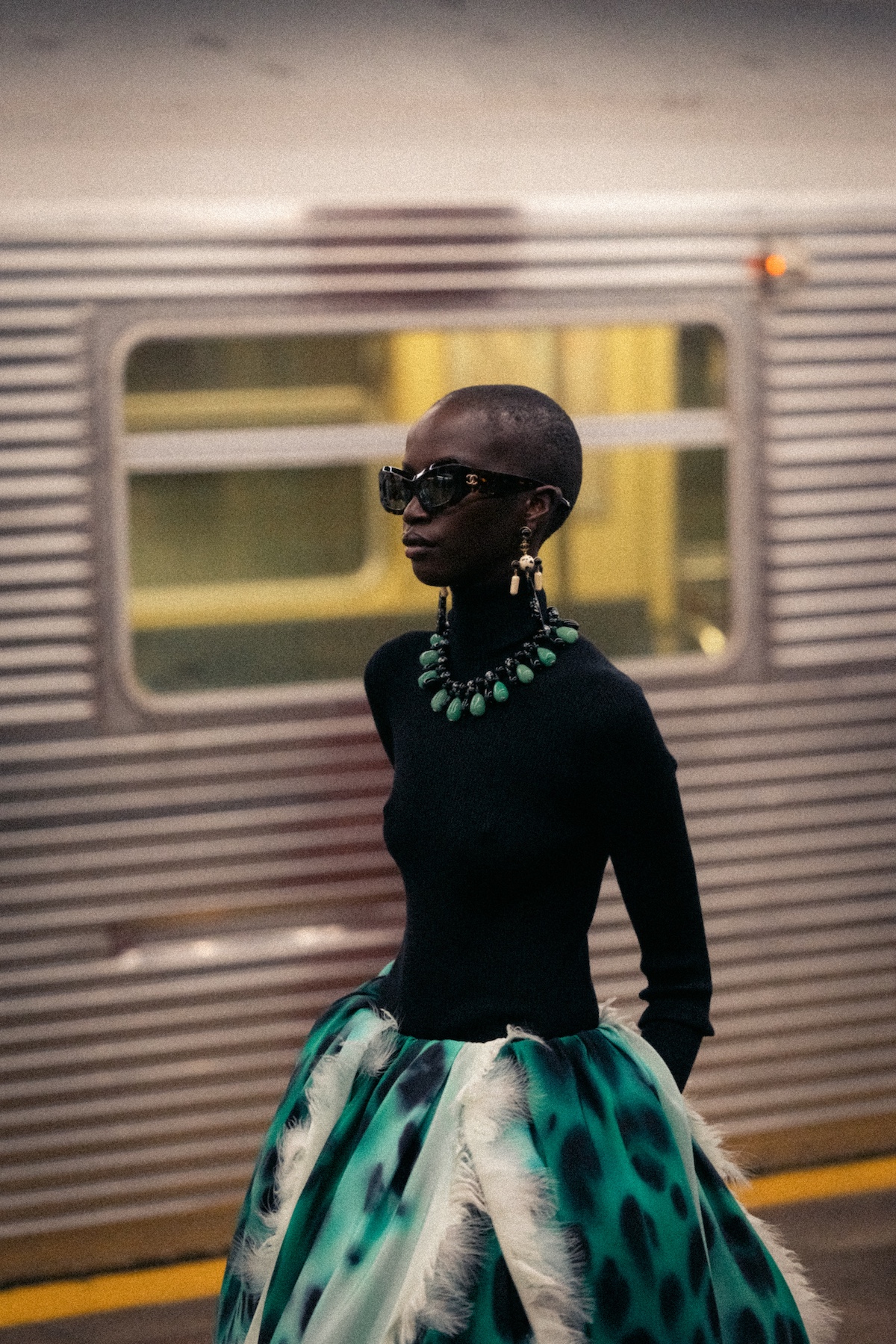 Chanel Metiers D&amp;rsquo;Art 2026 runway show by Matthieu Blazy in New York subway