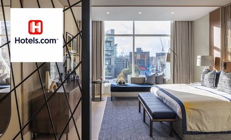 Hotel room booked through Hotels.com
