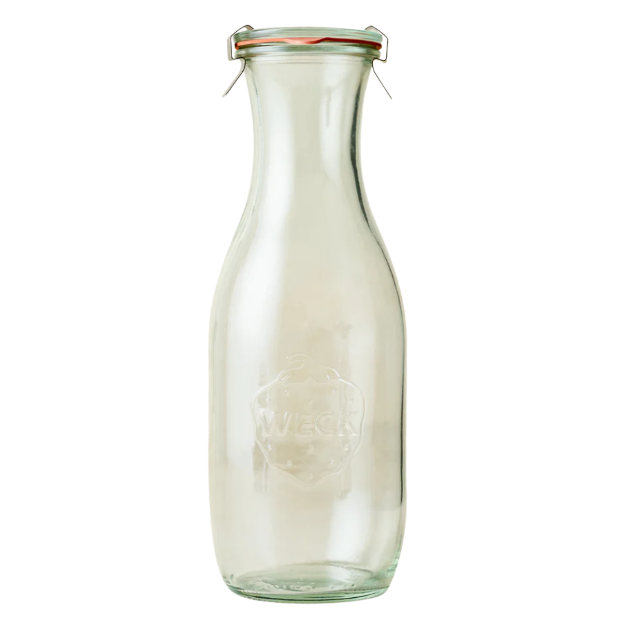 a weck storage carafe with a lid