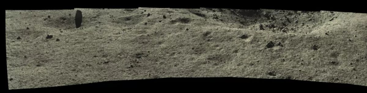 An image released at the start of lunar day 27 for China's Yutu 2 rover.