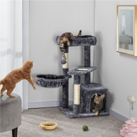 Yaheetech 33-in Plush Cover Cat Tree RRP: $55.99 | Now: $44.72 | Save: $11.27