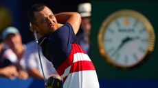 Xander Schauffele during the Ryder Cup singles at Marco Sjmone
