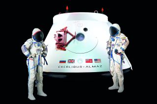 Together, the Soviet-era VA spacecraft and two Sokol spacesuits being sold by Lempertz auction house in Brussels, Belgium on May 7, 2014, could bring in as much as $2.16 million.