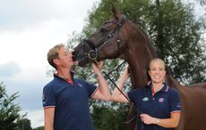 H&H Cover Shoot. International Dressage Riders Carl Hester and Charlotte Dujardin. International Dressage Riders Carl Hester and Charlotte Dujardin