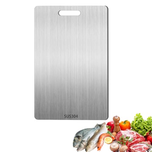 Titanium Cutting Board, 2025 New Multifunctional Titanium Chopping Board, Pure Titanium Cutting Board Food Grade, for Ensure the Original Taste of the Ingredients