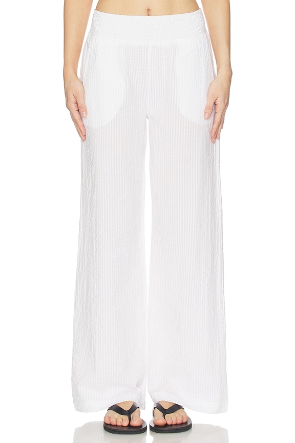 Wide Leg Pant Smocked