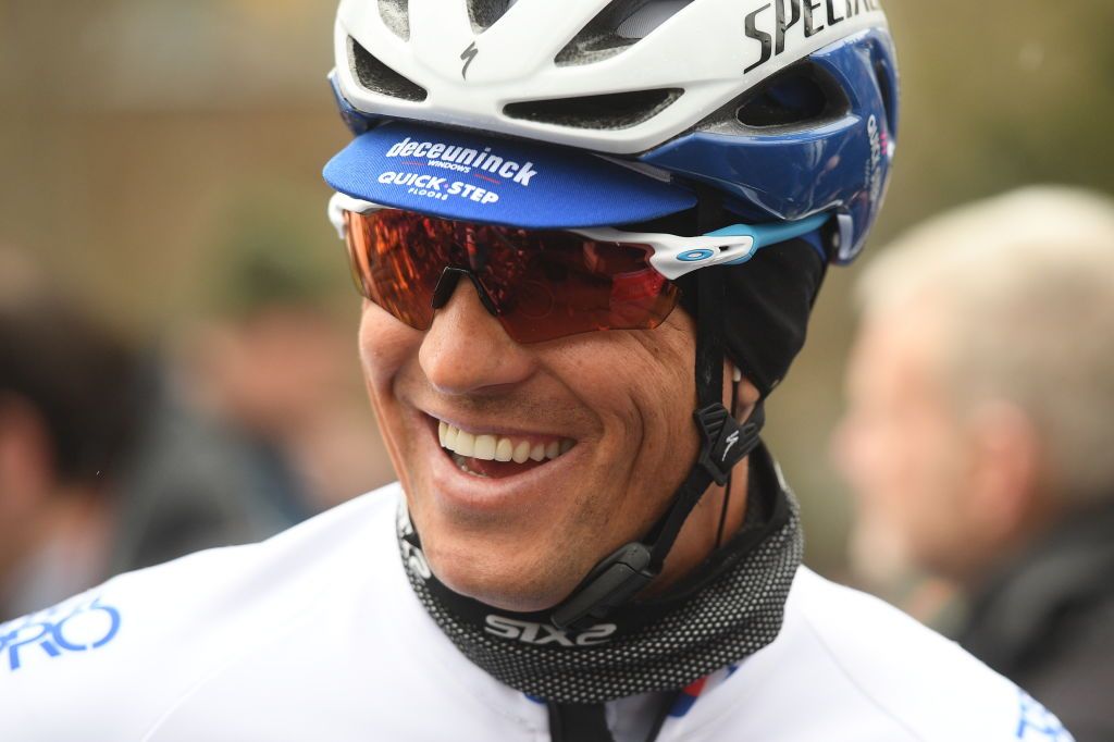 Rider of Deceuninck QuickStep pictured at the start of the mens elite race of the 75th edition of the oneday cycling race Omloop Het Nieuwsblad 200km from Merelbeke to Ninove Saturday 29 February 2020BELGA PHOTO DAVID STOCKMAN Photo by DAVID STOCKMANBELGA MAGAFP via Getty Images